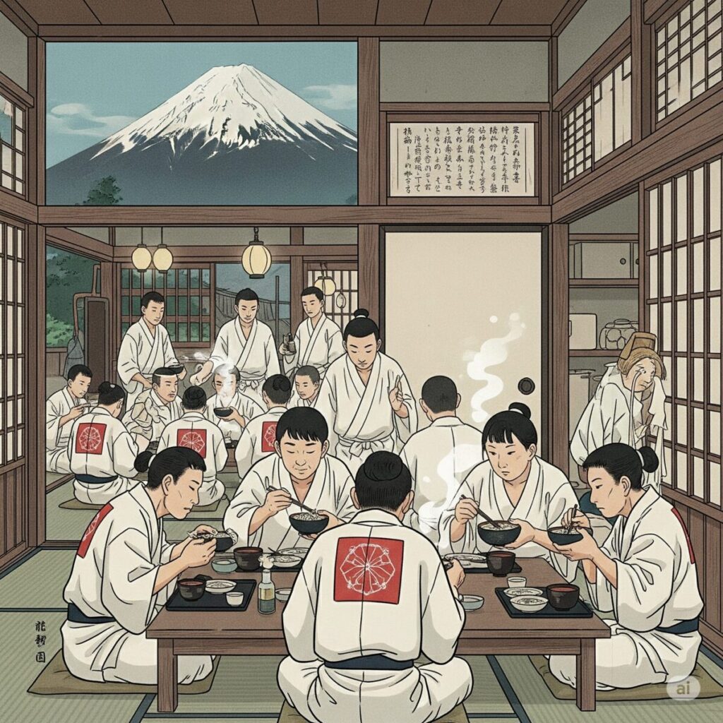 富士講参詣者に提供される吉田のうどん(イメージ画像)