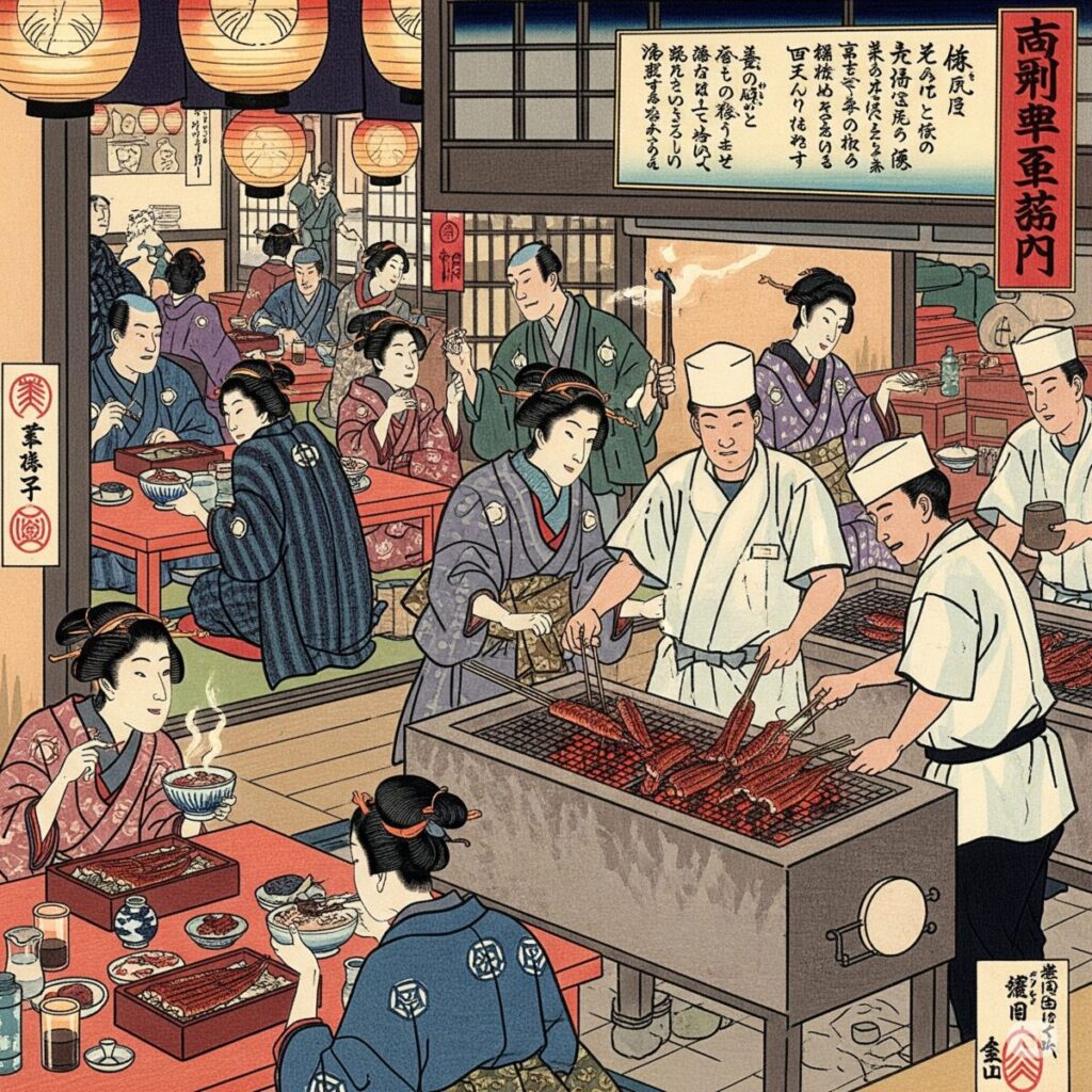 江戸時代の鰻屋（イメージ画像）