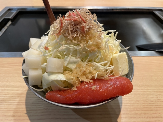 もんじゃ焼きの具材