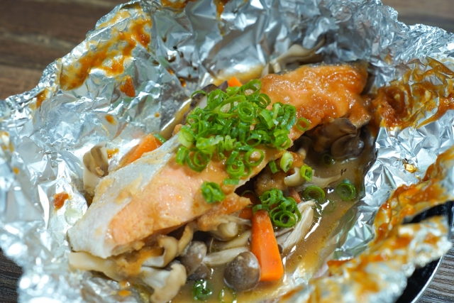 鮭のホイル焼き