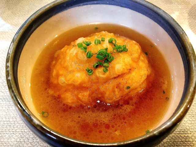 ジーマーミ豆腐の揚げ出し豆腐