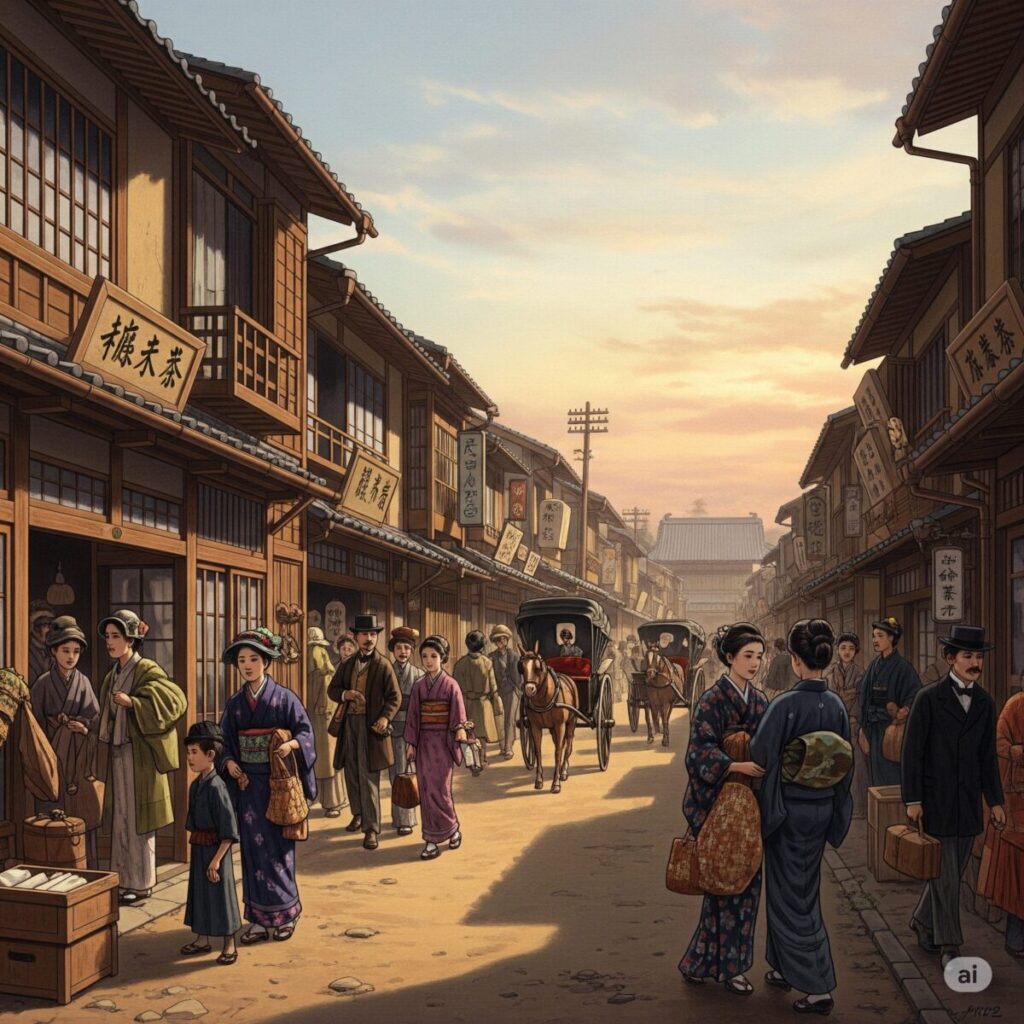 明治時代の京都（イメージ画像）