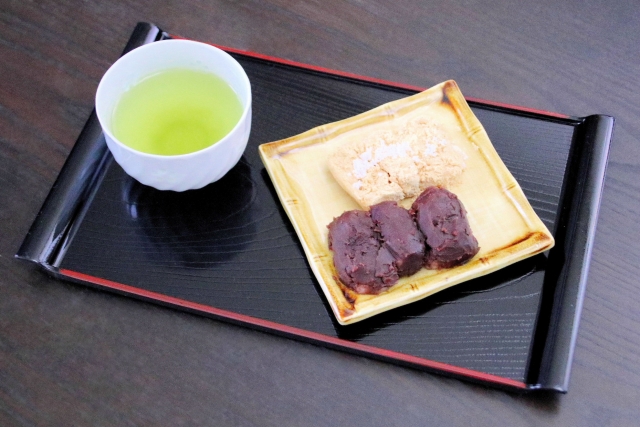 お茶菓子としての安倍川もち