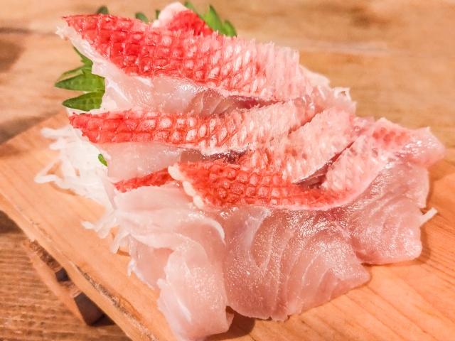 白身魚の金目鯛