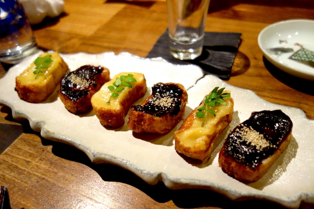 あわ麩田楽