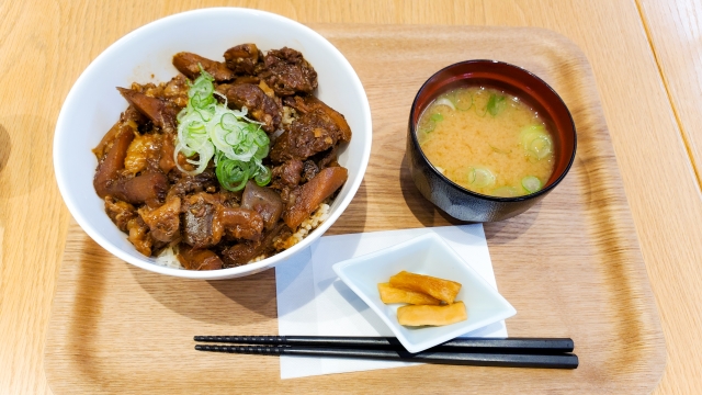 どて煮丼定食