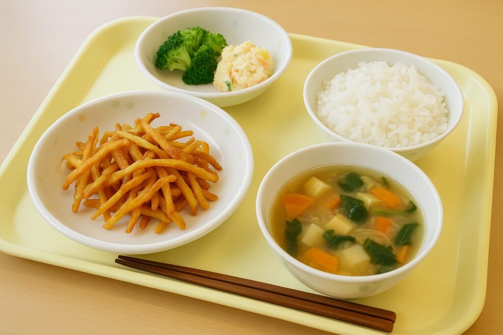 学校給食で提供されるがね（イメージ画像）