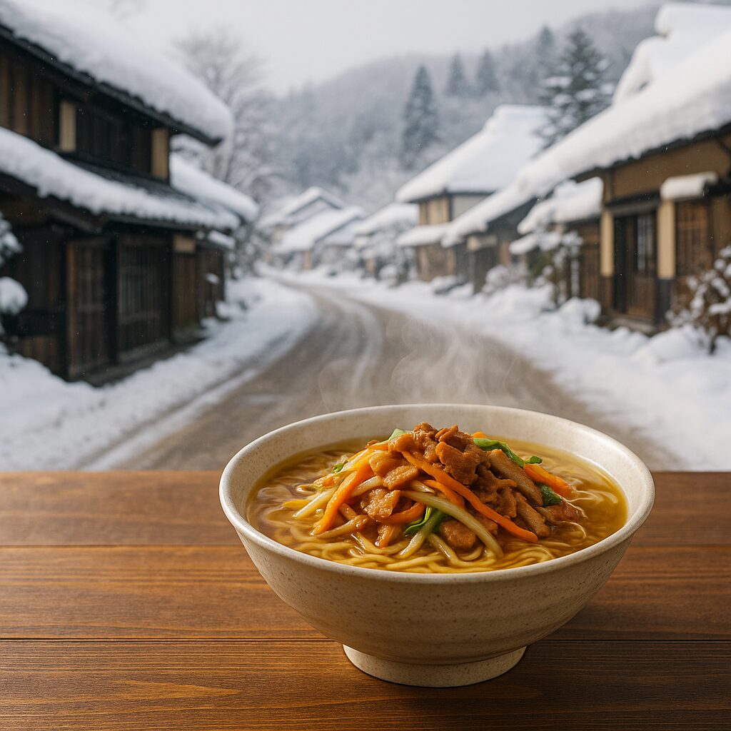 郷土料理の五右衛門ラーメン
