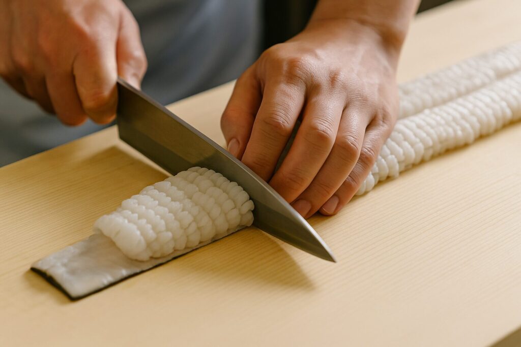 鱧の下処理と骨切り