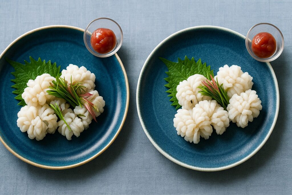 片栗粉を使ったはもの落とし