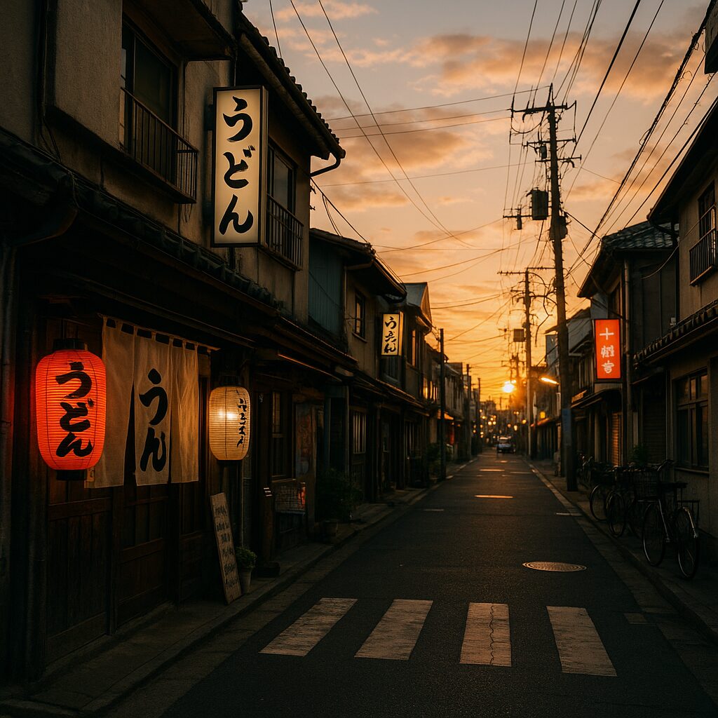戦後のうどん店