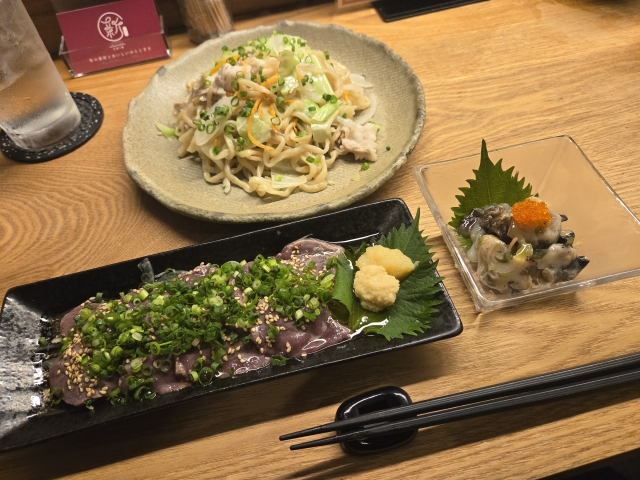 居酒屋の塩焼きそば