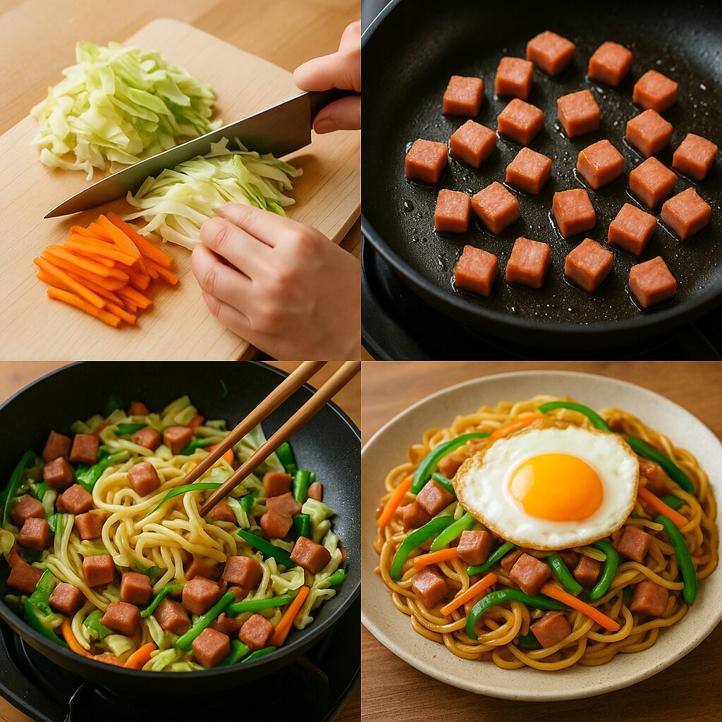 沖縄焼きそばの作り方