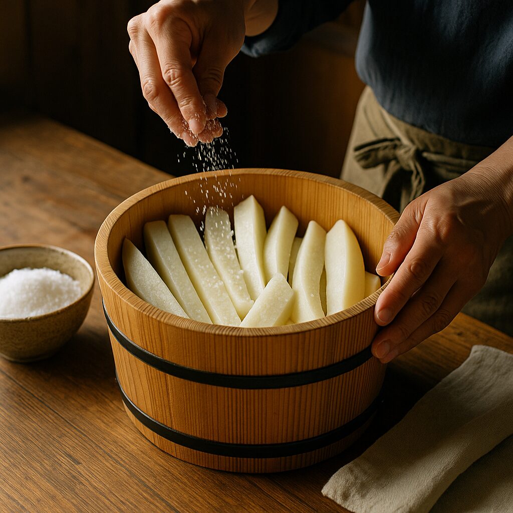 大根の下漬け