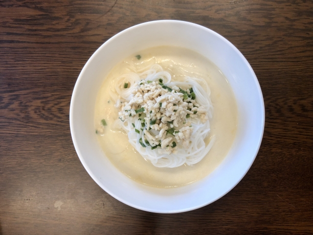 豆乳にゅうめん