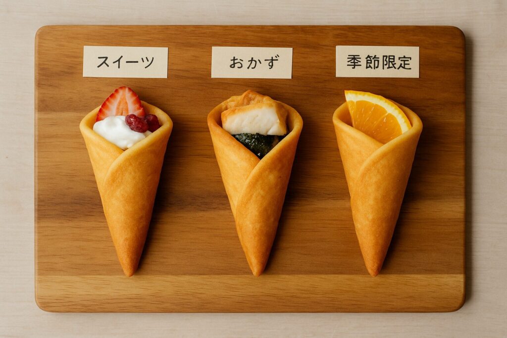 とて焼きのバリエーション