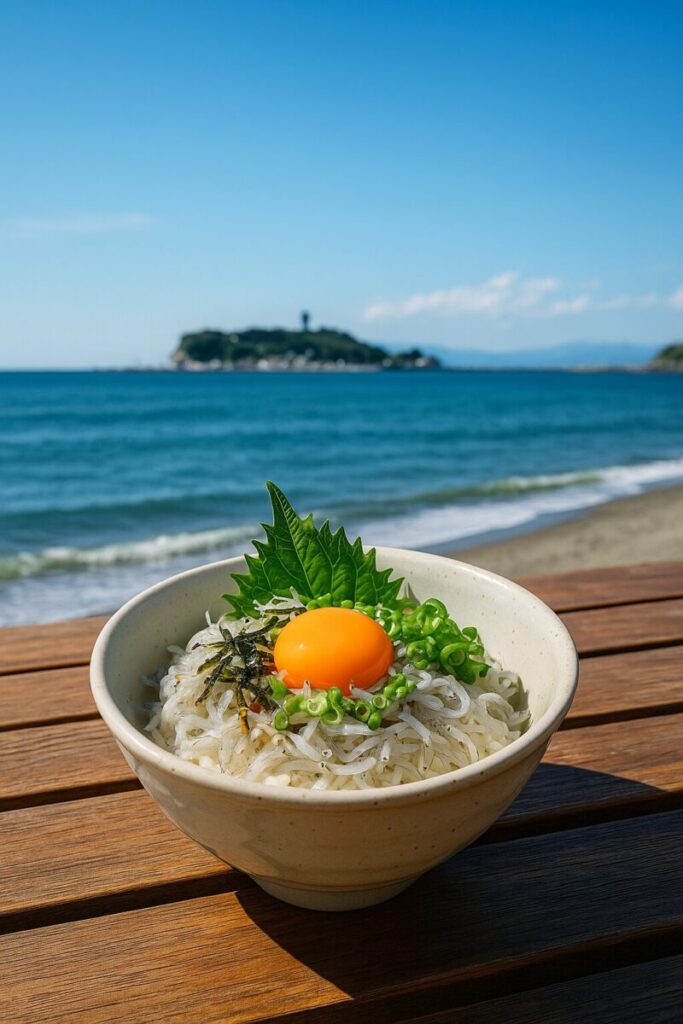 漁師飯から発展したしらす丼