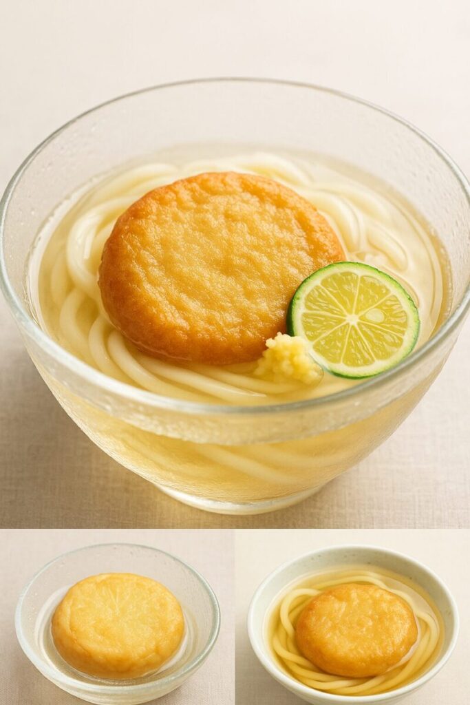 冷やし丸天うどん