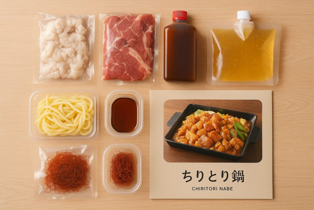 ちりとり鍋のお取り寄せ