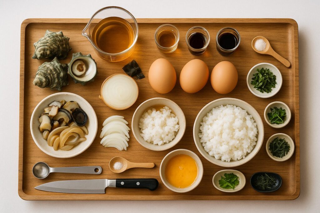 江ノ島丼の材料