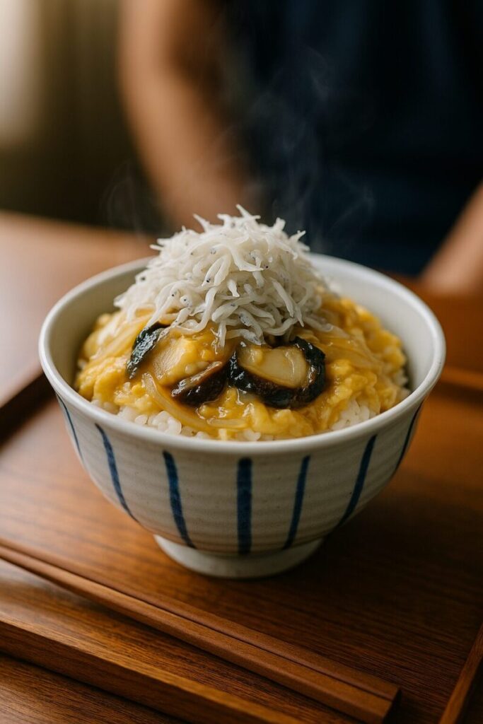 しらすを入れた江ノ島丼