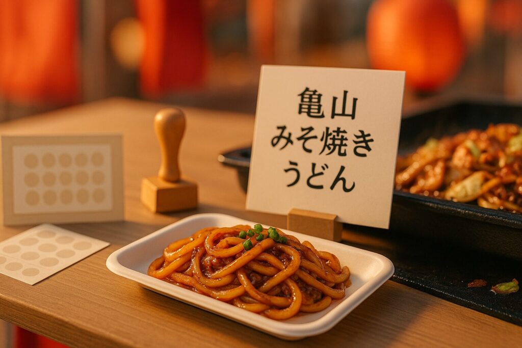 B級グルメとしての亀山みそ焼きうどん