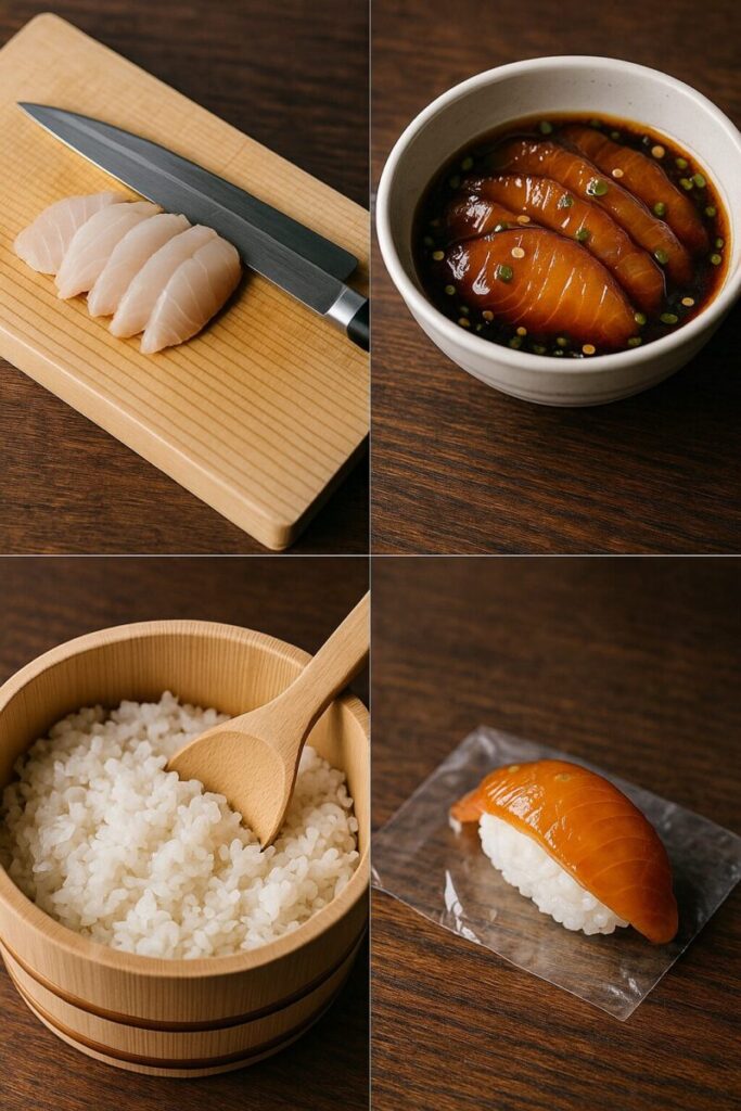 べっこう寿司を作る手順