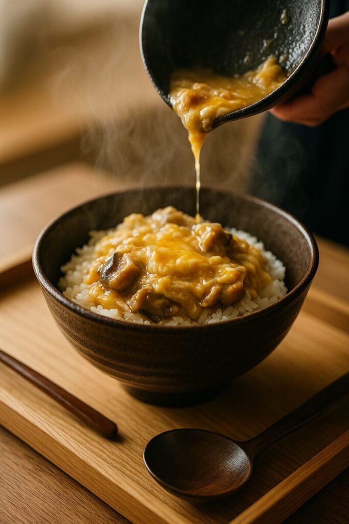 江ノ島丼の盛り付け