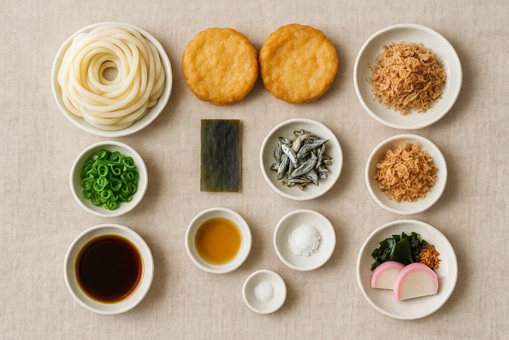 丸天うどんの材料
