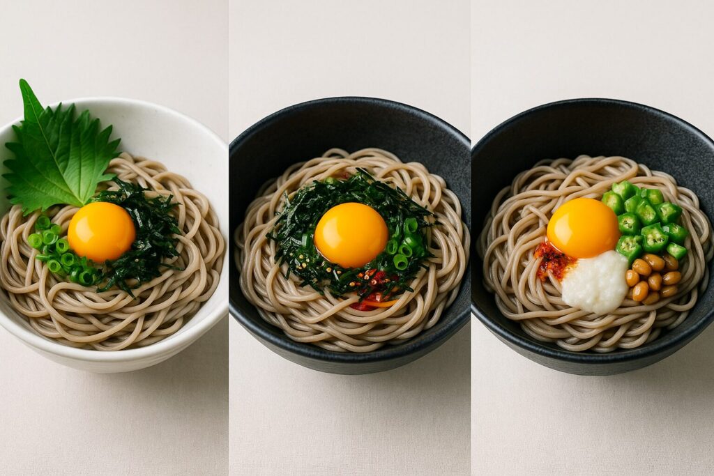 無量寿そばのアレンジ