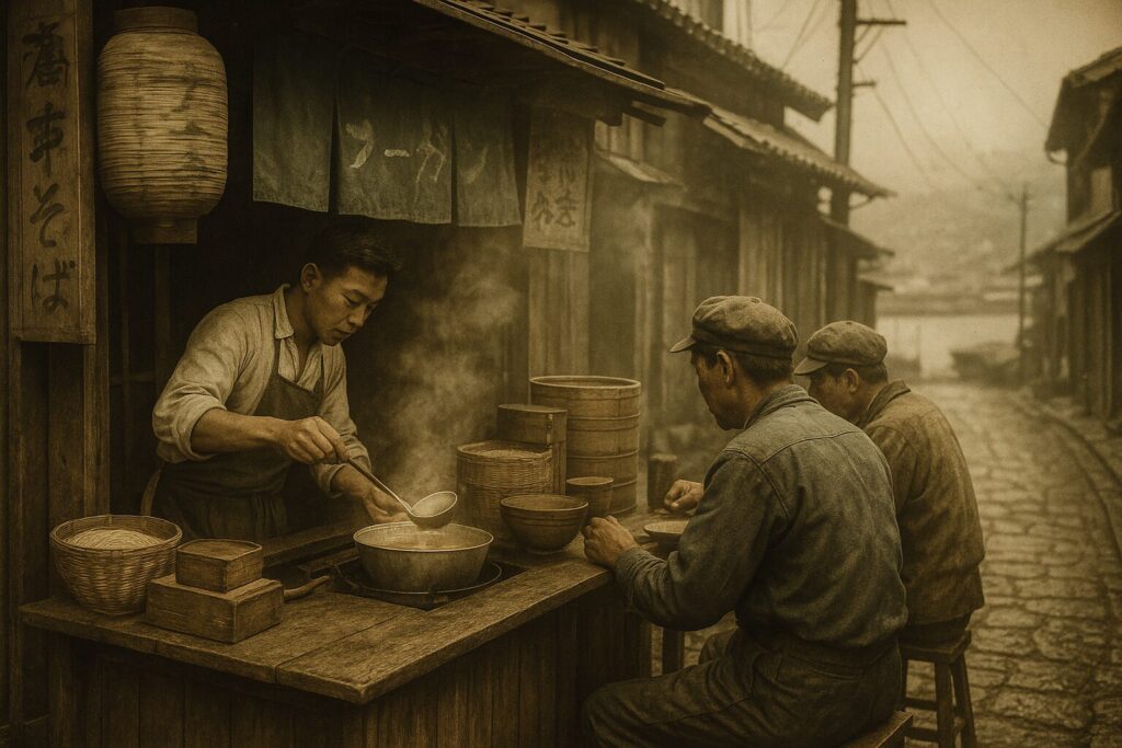 尾道のラーメン屋台