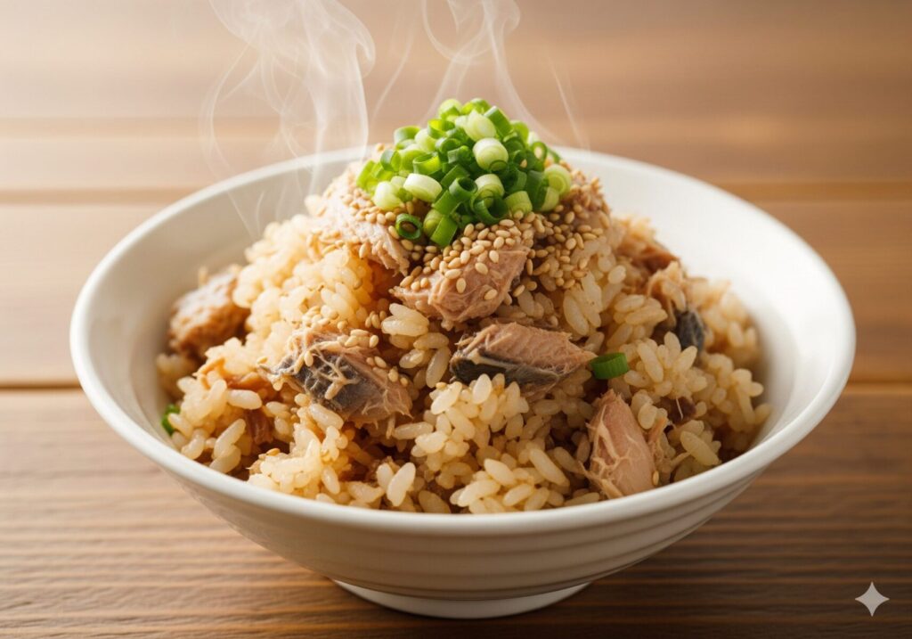 炊き立ての鯖飯