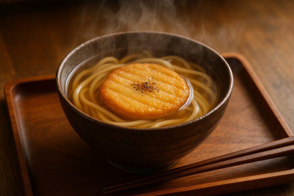 温つゆの丸天うどん